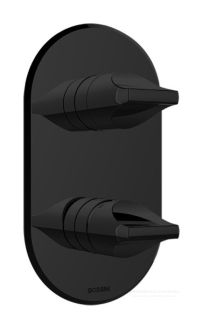 Встраиваемый смеситель для душа Bossini Apice Z00500.073 с термостатом чёрный матовый